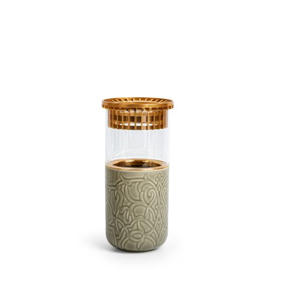 Luxury Flower Vase From Majlis - Grey