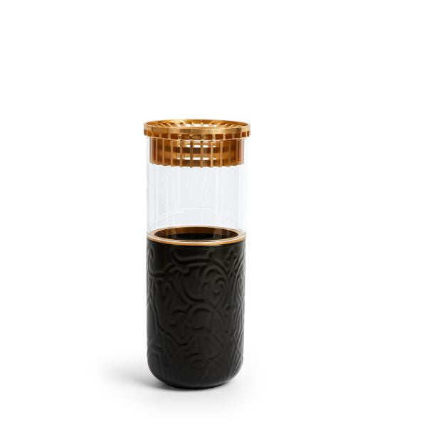 Luxury Flower Vase From Majlis- Black