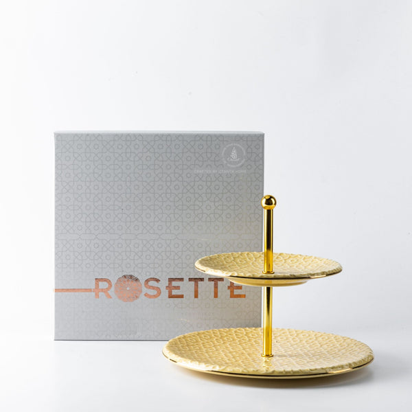 Serving Stand From Rosette - Ivory