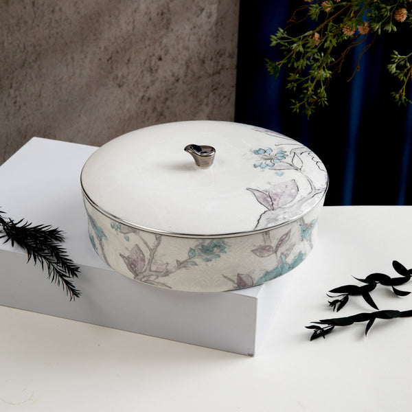 تمرية حجم كبير من خزامة  - أزرق وفضي