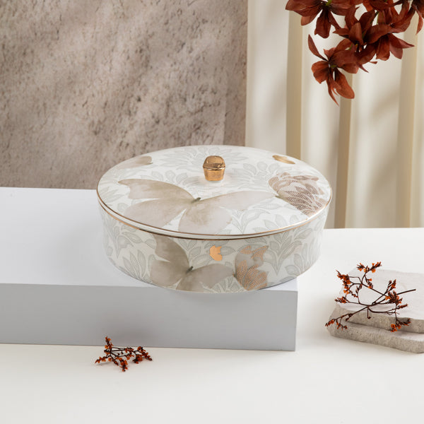 تمرية حجم كبير من فيلورا  -  بني وذهبي