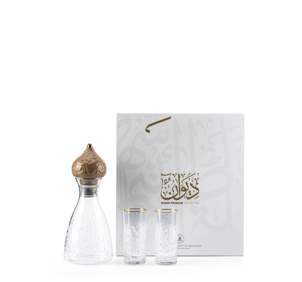 Glass Juice Set From Diwan - Coffee