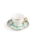 Tea Porcelain Set 12 Pcs From Harir -Green