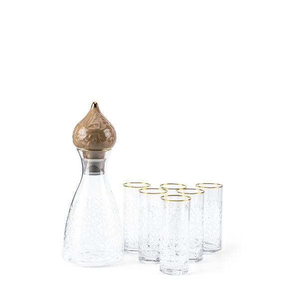 Glass Juice Set From Diwan -  Coffee