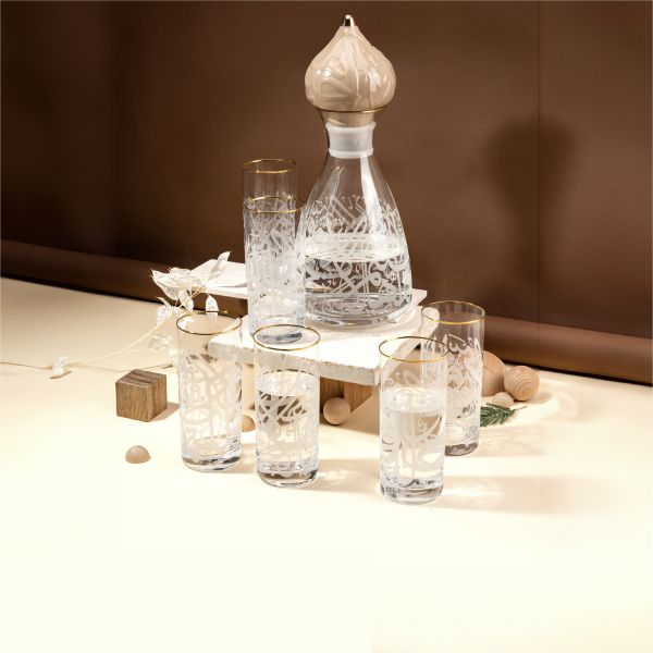 Glass Juice Set From Diwan -  Coffee