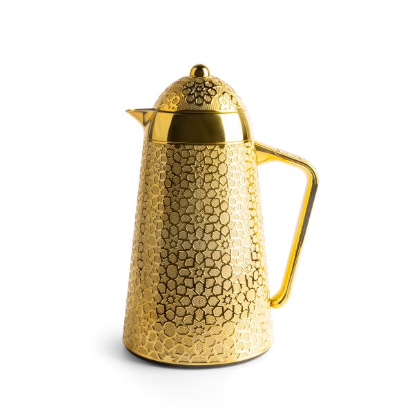 Vacuum Flask For Tea And Coffee From Crown - Gold