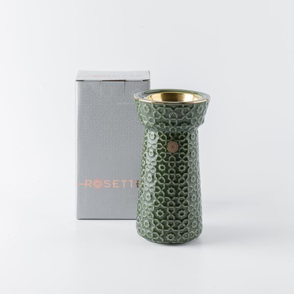 Incense Burner From Rosette - Green