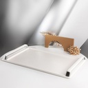 Serving Tray From Crown - White