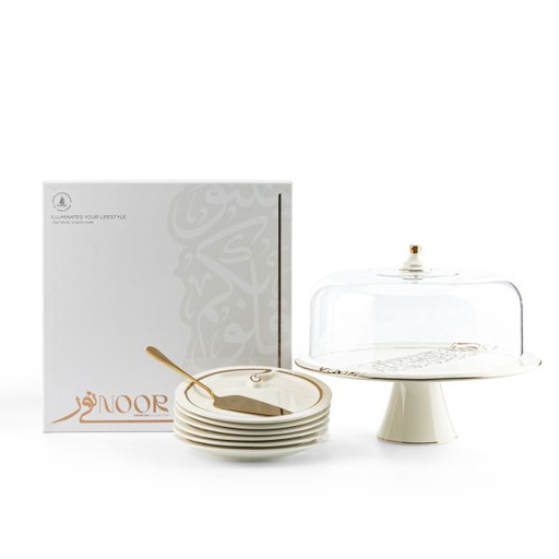 [ET2287] Cake Set 9 pcs From Nour - White