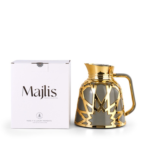 [JG1234] Vacuum Flask For Tea And Coffee From Majlis - Grey